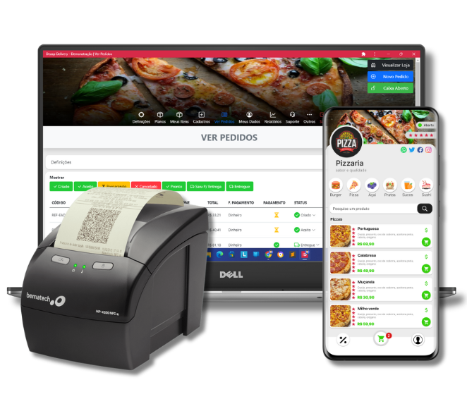 Cardápio Digital e Sistema de Delivery